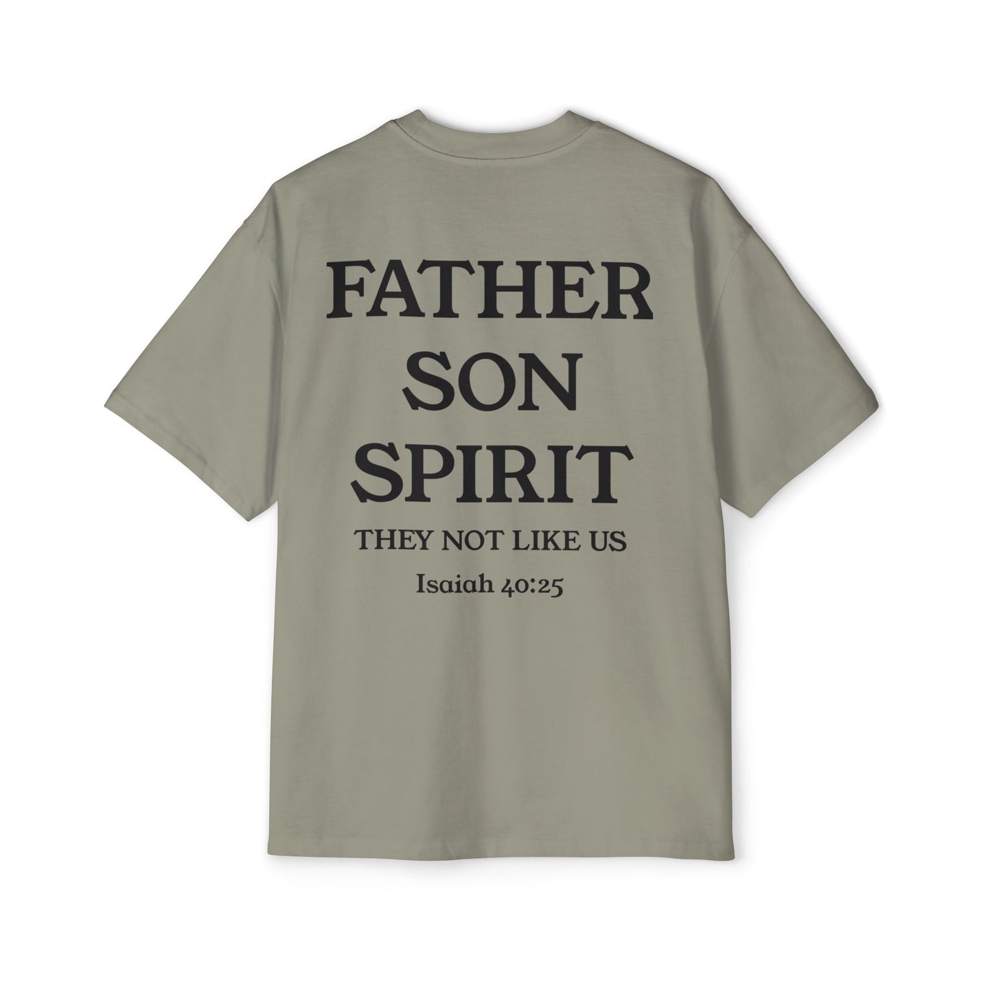 Copy of Faith-Inspired Oversized Tee - Perfect for Dads, Sons, and Family Gatherings, Comfortable Casual Wear, Gift for Father's Day, Spiritual