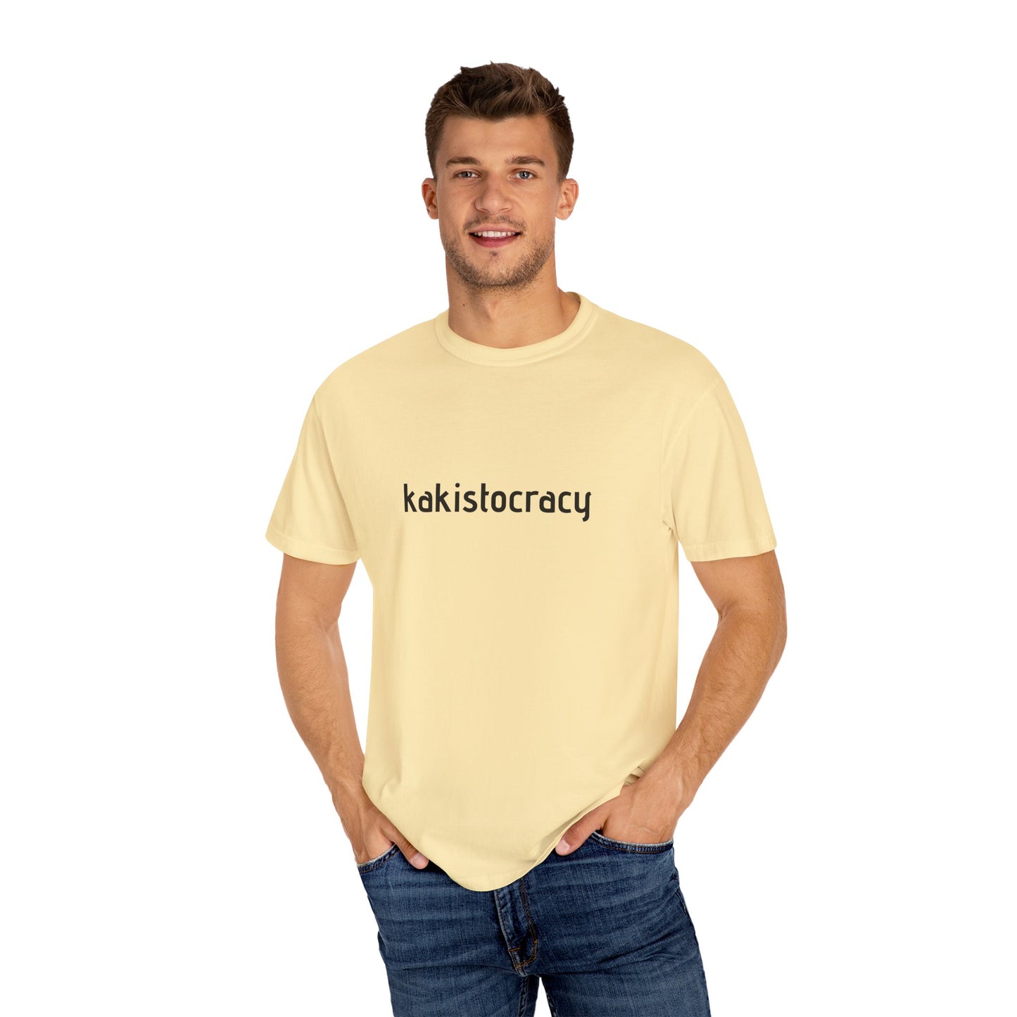 Kakistocracy Unisex Garment-Dyed T-Shirt - Meaningful Political Statement Tee