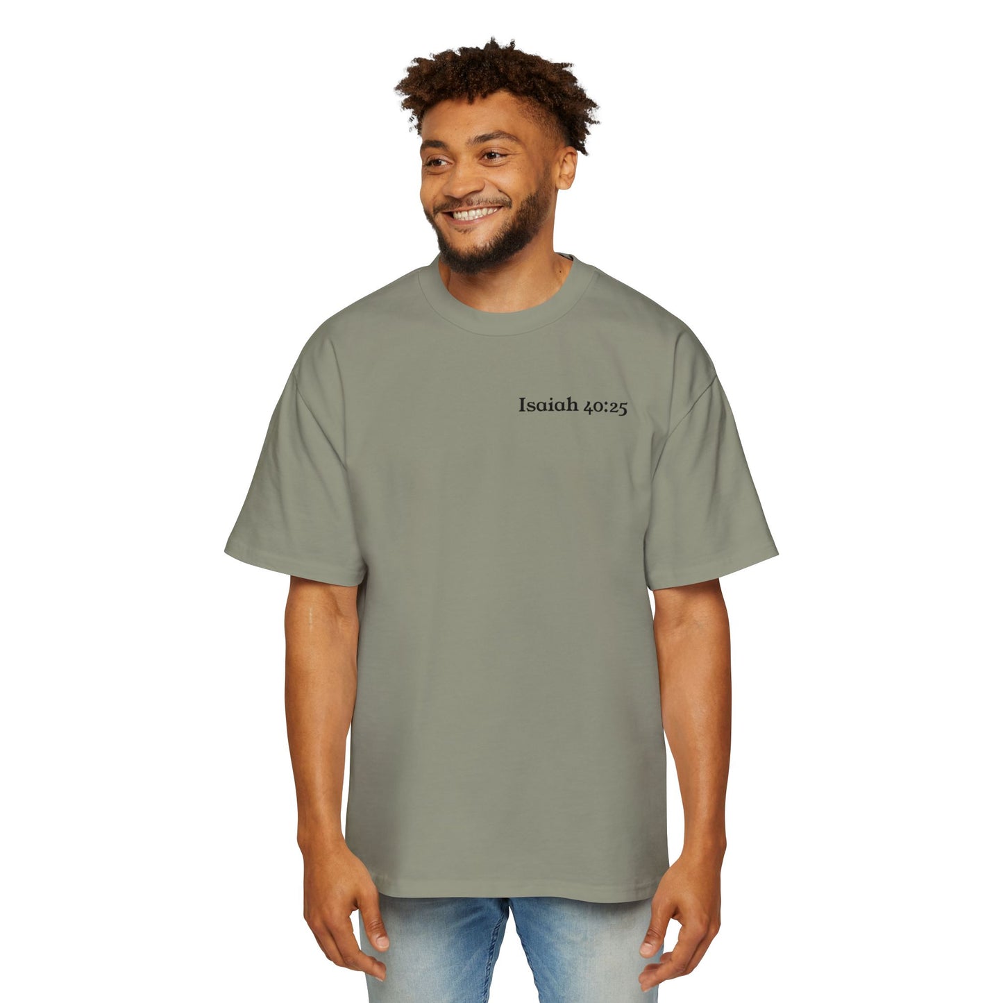 Copy of Faith-Inspired Oversized Tee - Perfect for Dads, Sons, and Family Gatherings, Comfortable Casual Wear, Gift for Father's Day, Spiritual