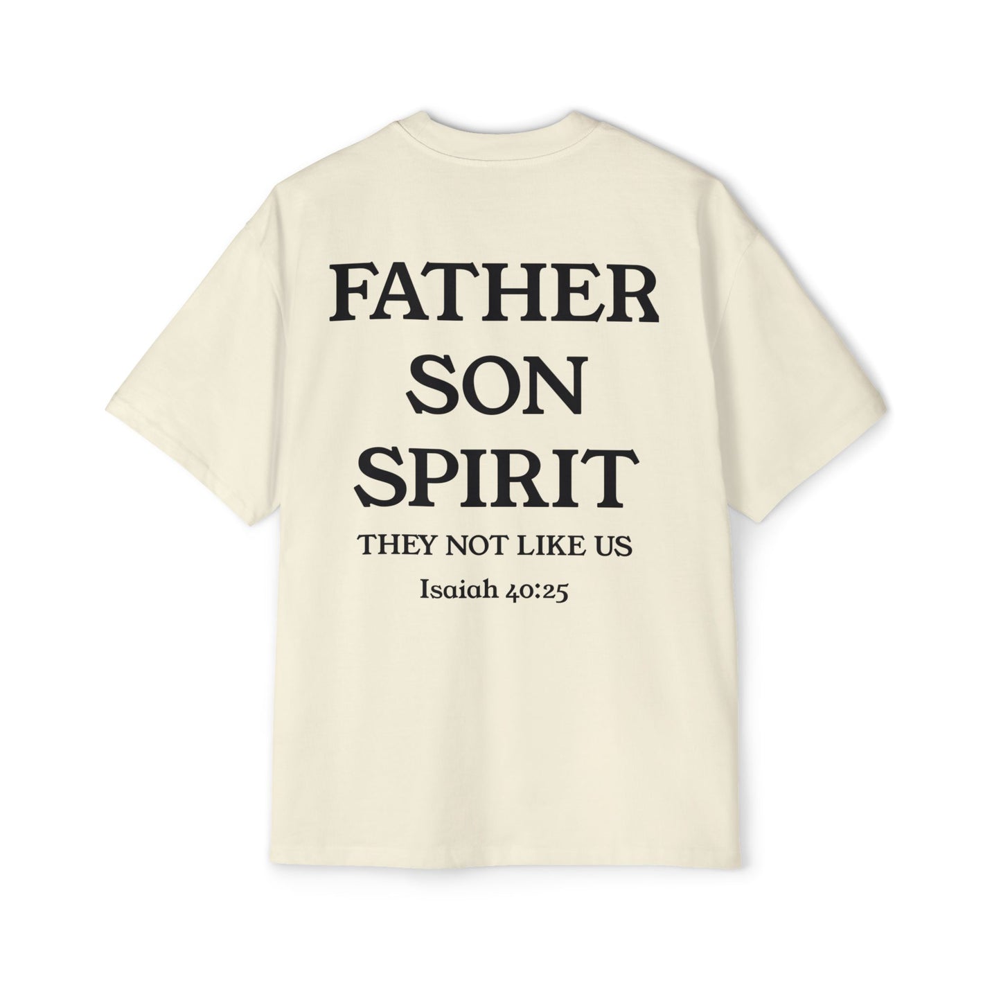 Copy of Faith-Inspired Oversized Tee - Perfect for Dads, Sons, and Family Gatherings, Comfortable Casual Wear, Gift for Father's Day, Spiritual